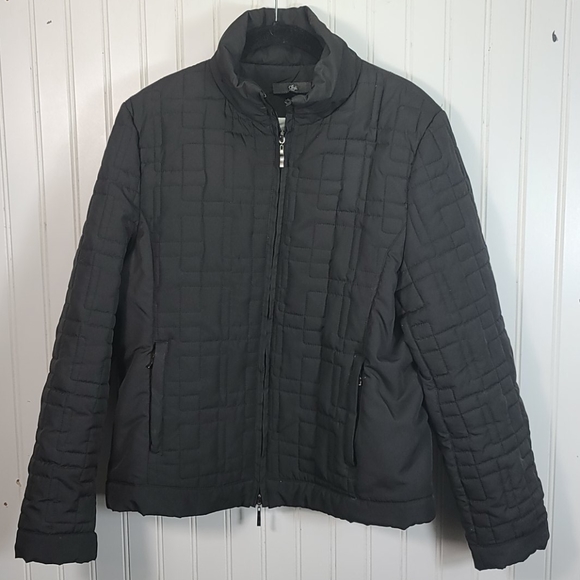 Luii Quilted Coat Medium With Blk/Wht Lining - Picture 3 of 8